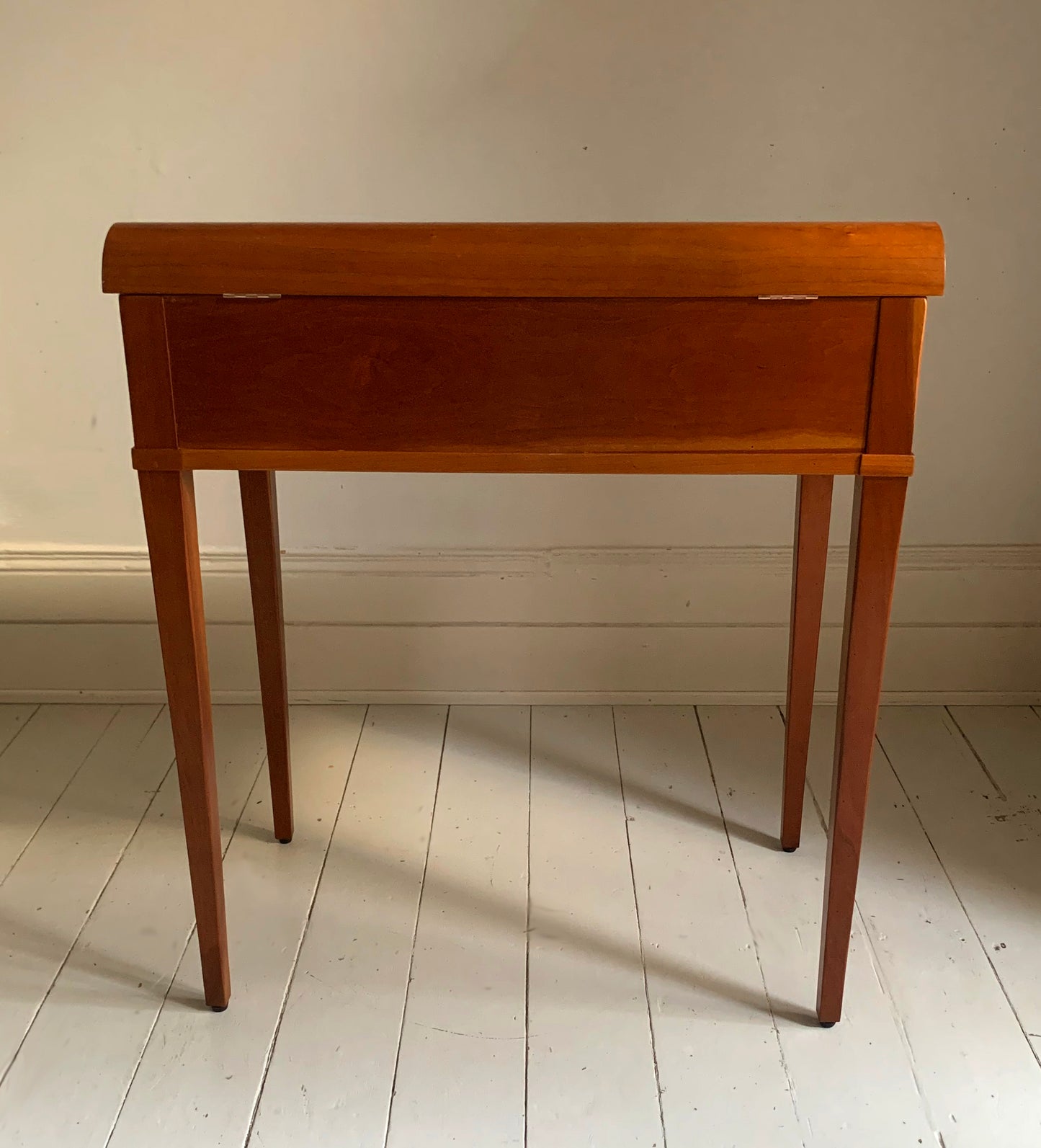 Vintage French Writing Desk by Grange, Leather Top Possibly Cherry Wood