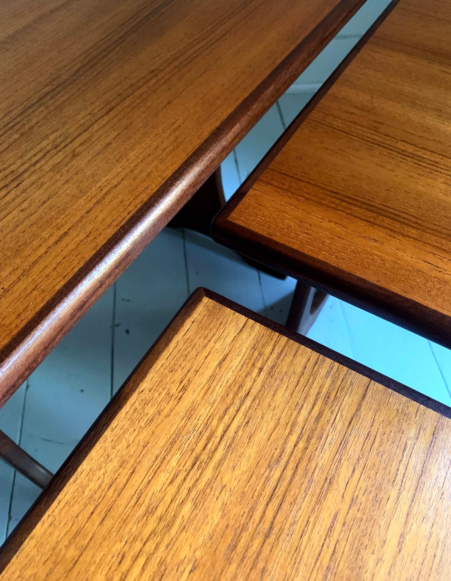 Vintage 1960s Teak GPlan Fresco Nest of Tables, Rectangular