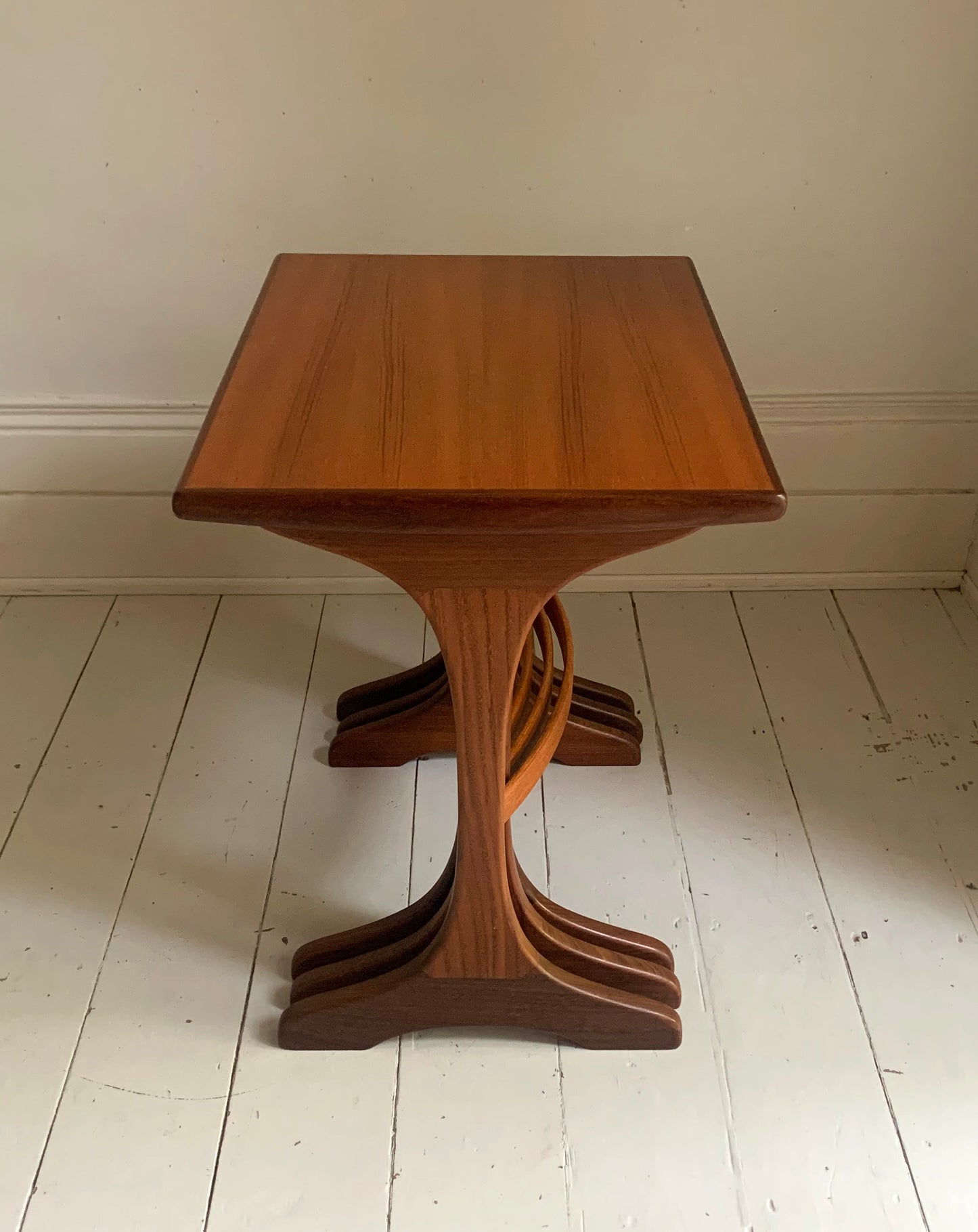 Vintage 1960s Teak GPlan Fresco Nest of Tables, Rectangular