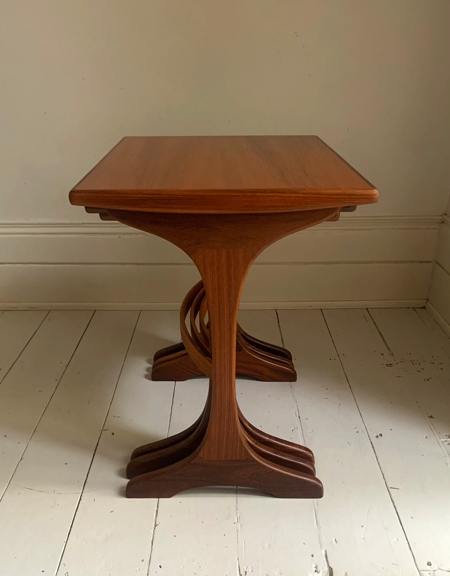 Vintage 1960s Teak GPlan Fresco Nest of Tables, Rectangular