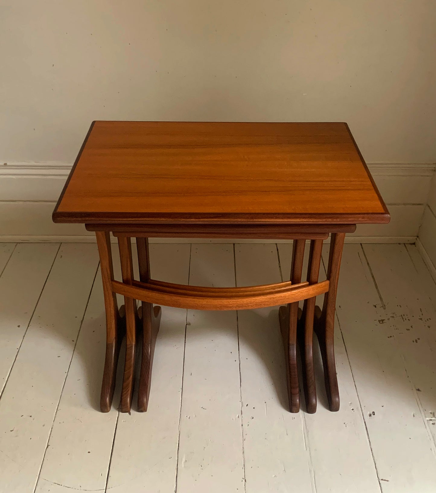 Vintage 1960s Teak GPlan Fresco Nest of Tables, Rectangular