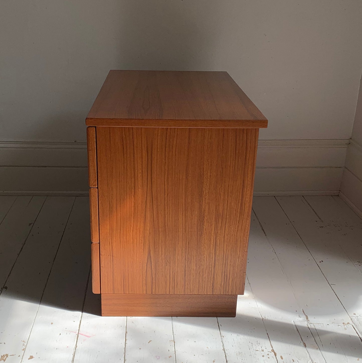 Vintage G Plan 'Albany' Teak Chest of Drawers, Low Boy, Three Drawers