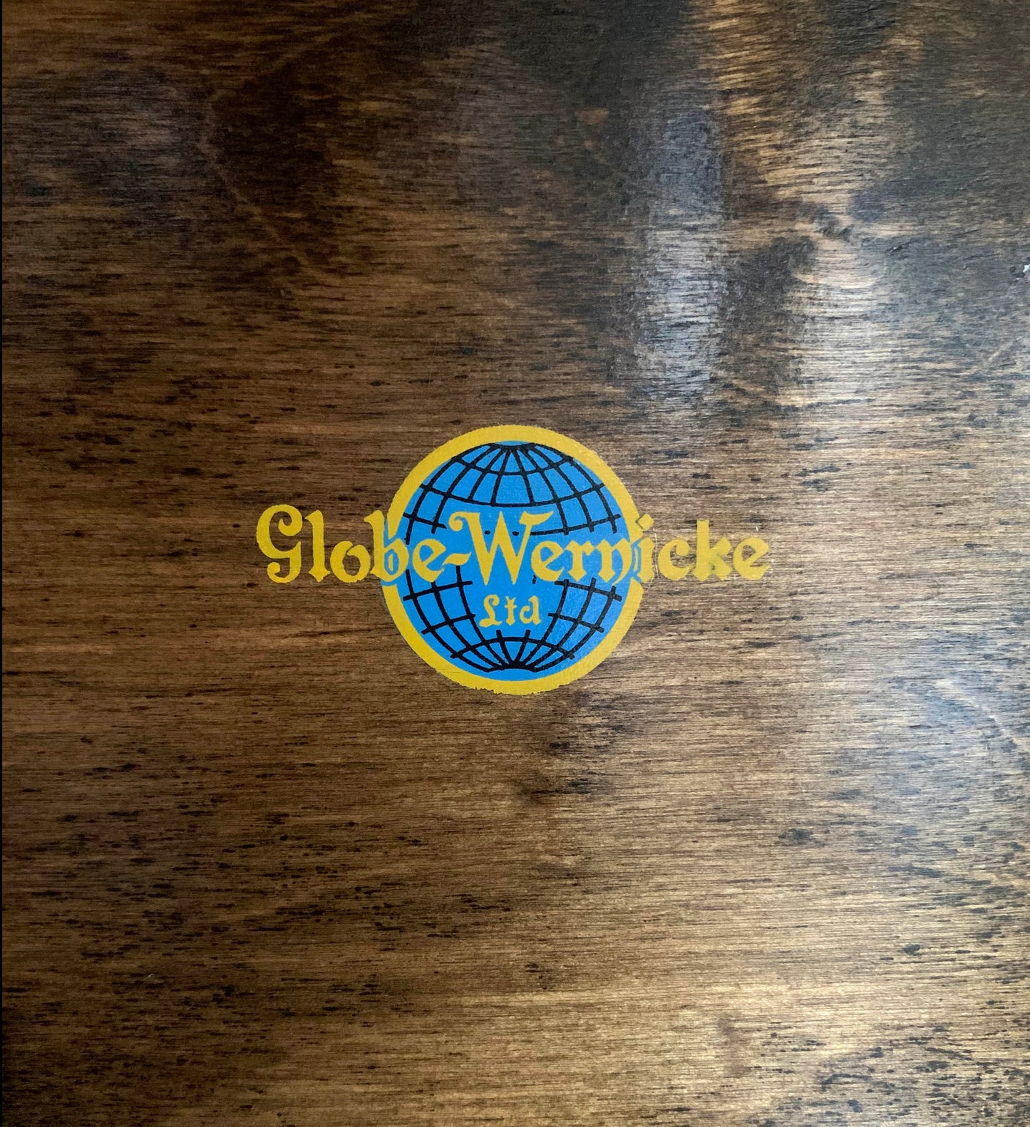 Antique Globe Wernicke Two-Tier Modular Barristers Stackable Bookcase