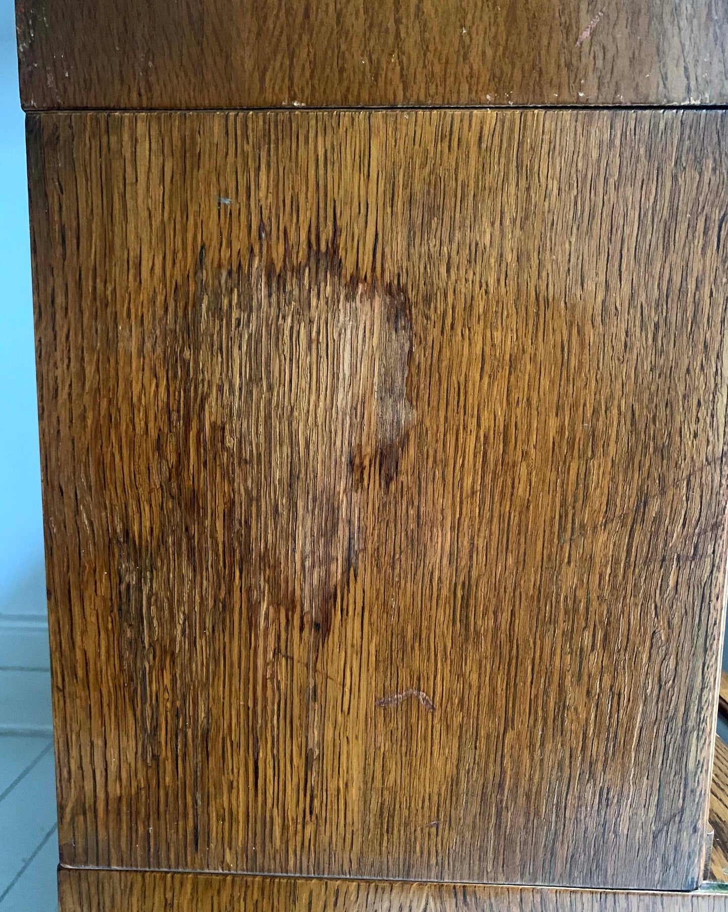 Antique Globe Wernicke Two-Tier Modular Barristers Stackable Bookcase