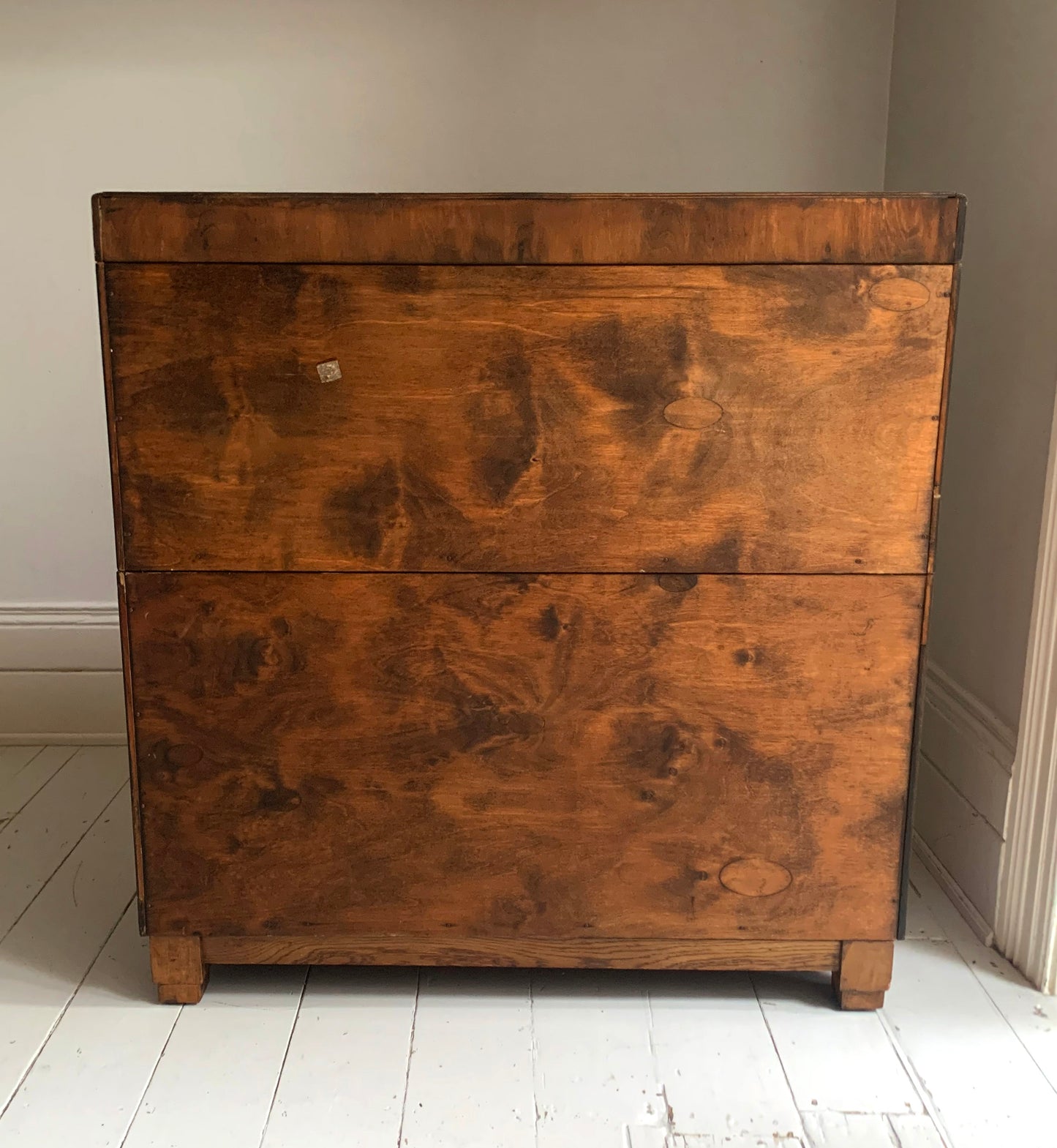 Antique Globe Wernicke Two-Tier Modular Barristers Stackable Bookcase