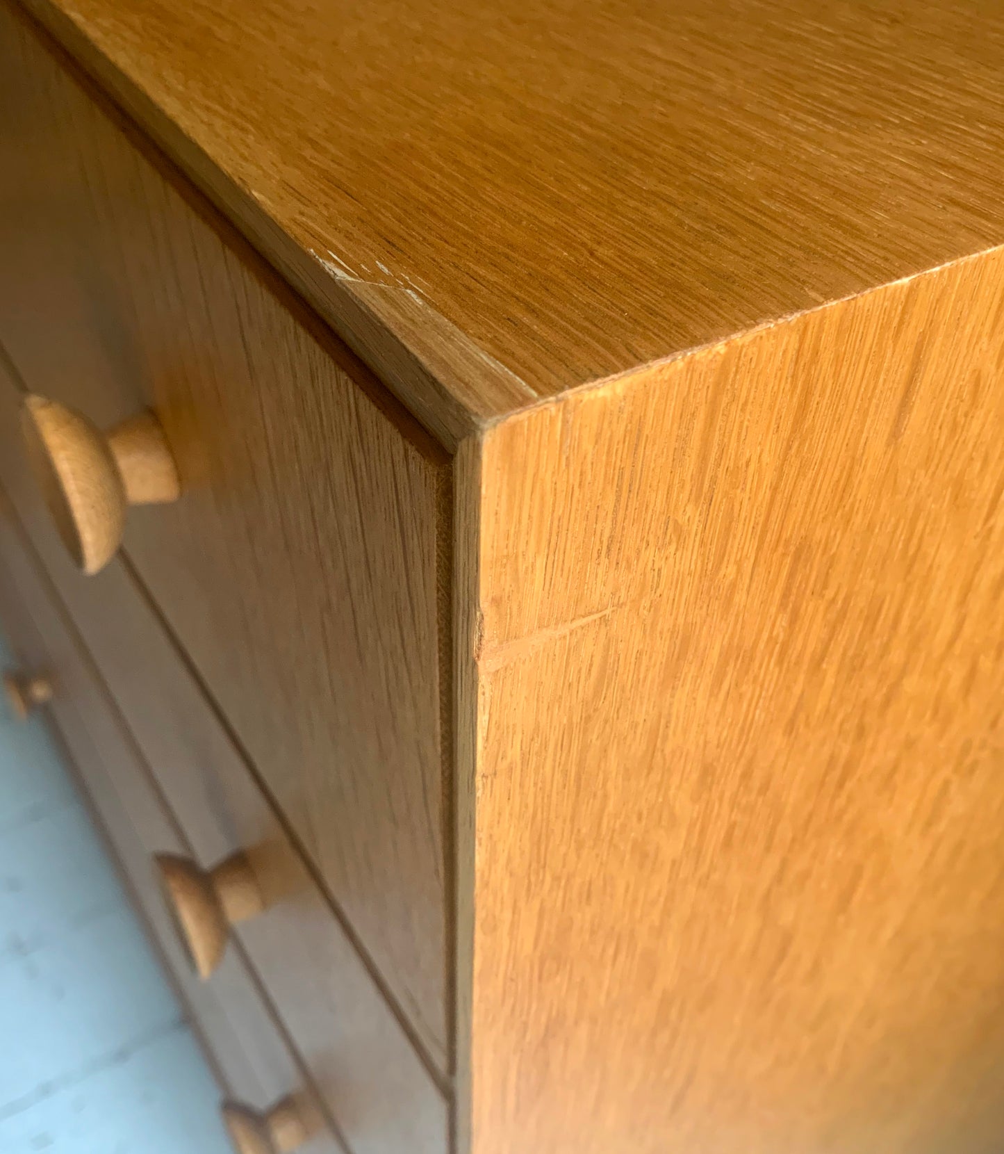 Mid Century Teak Four Drawer Chest of Drawers by Meredew Furniture