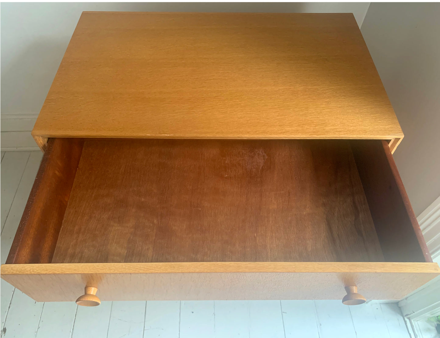 Mid Century Teak Four Drawer Chest of Drawers by Meredew Furniture