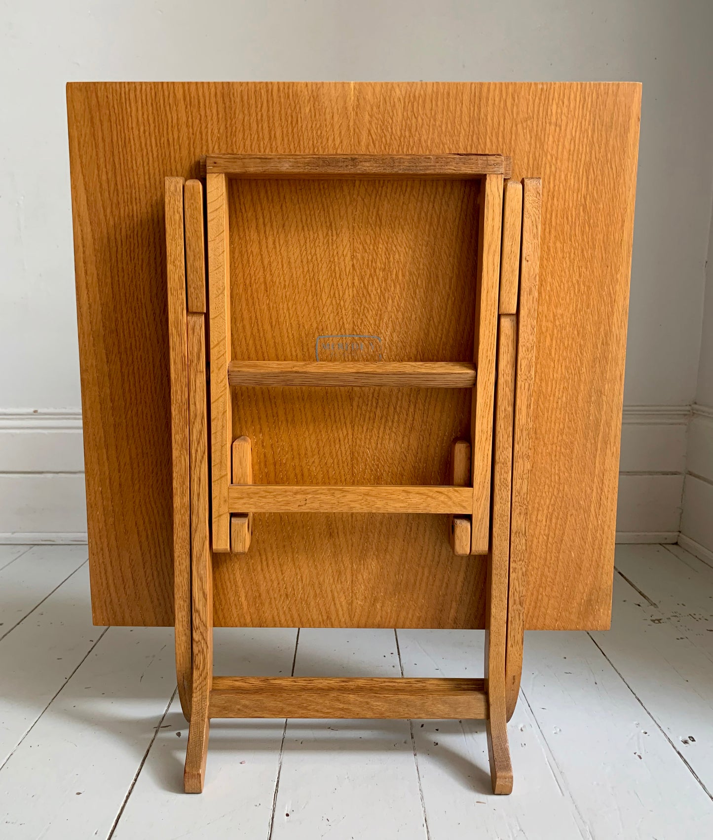 Vintage Mid Century Meredew Folding Small Side / Occasional Table