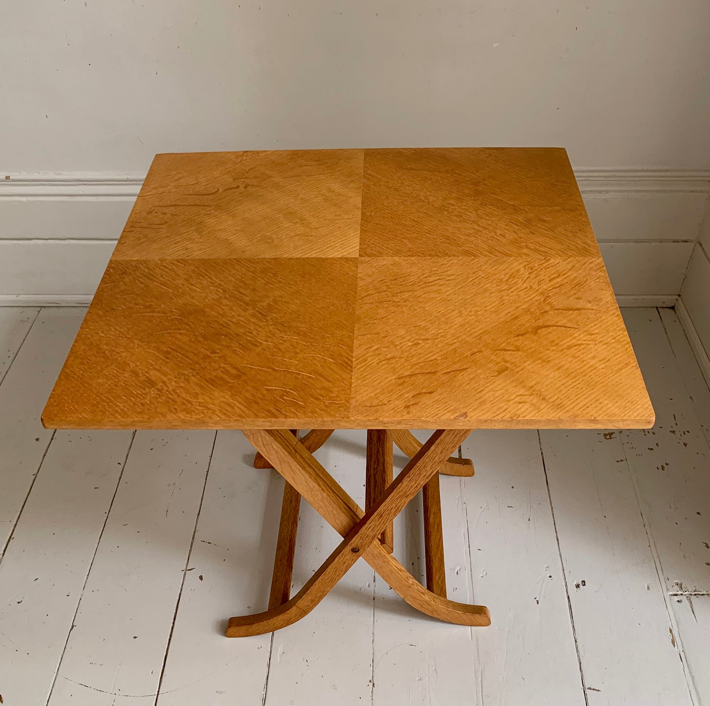 Vintage Mid Century Meredew Folding Small Side / Occasional Table