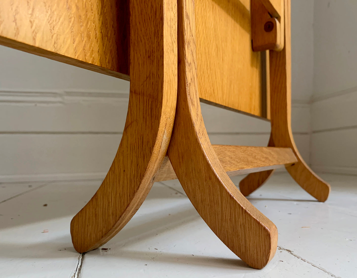 Vintage Mid Century Meredew Folding Small Side / Occasional Table