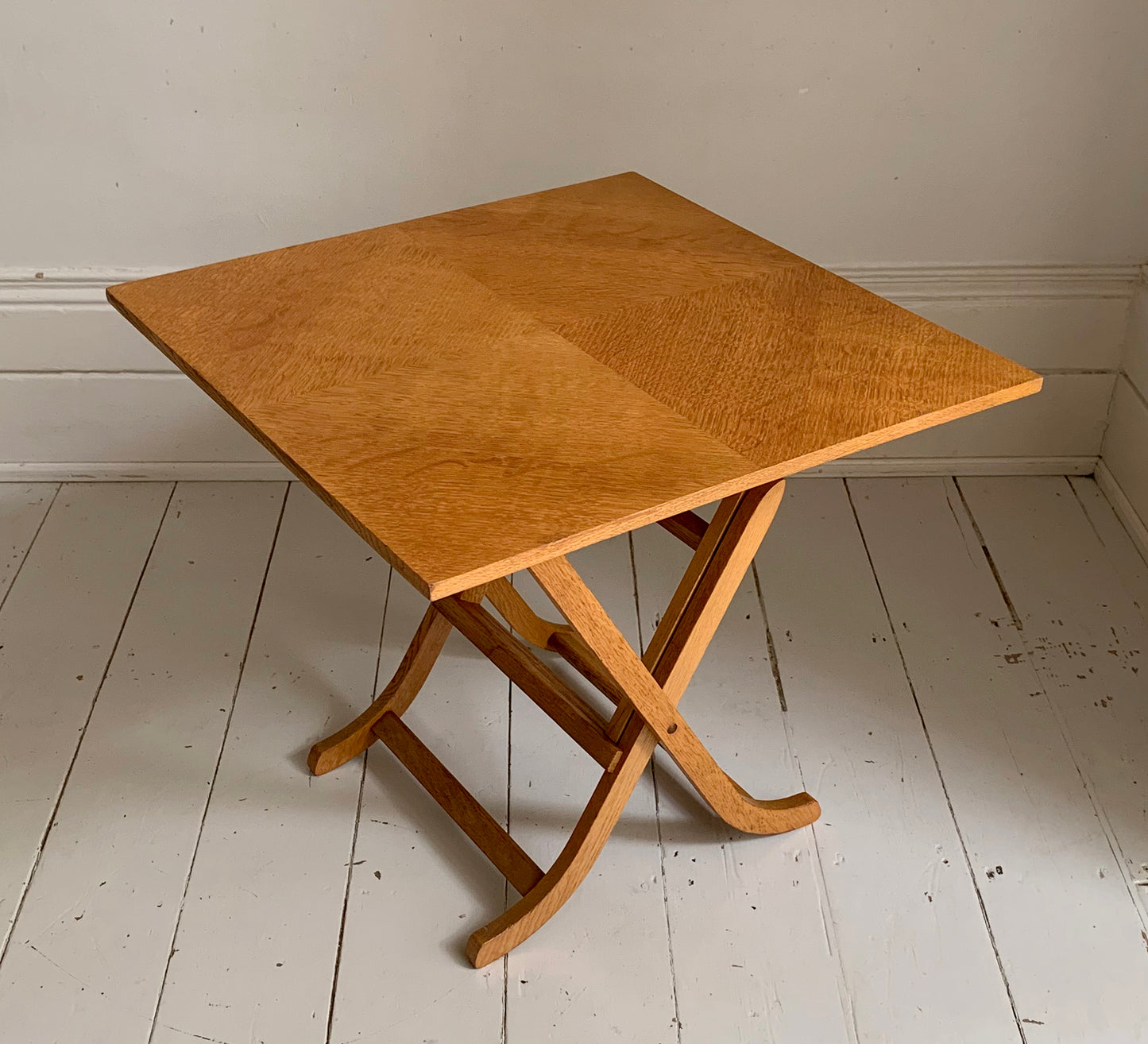 Vintage Mid Century Meredew Folding Small Side / Occasional Table