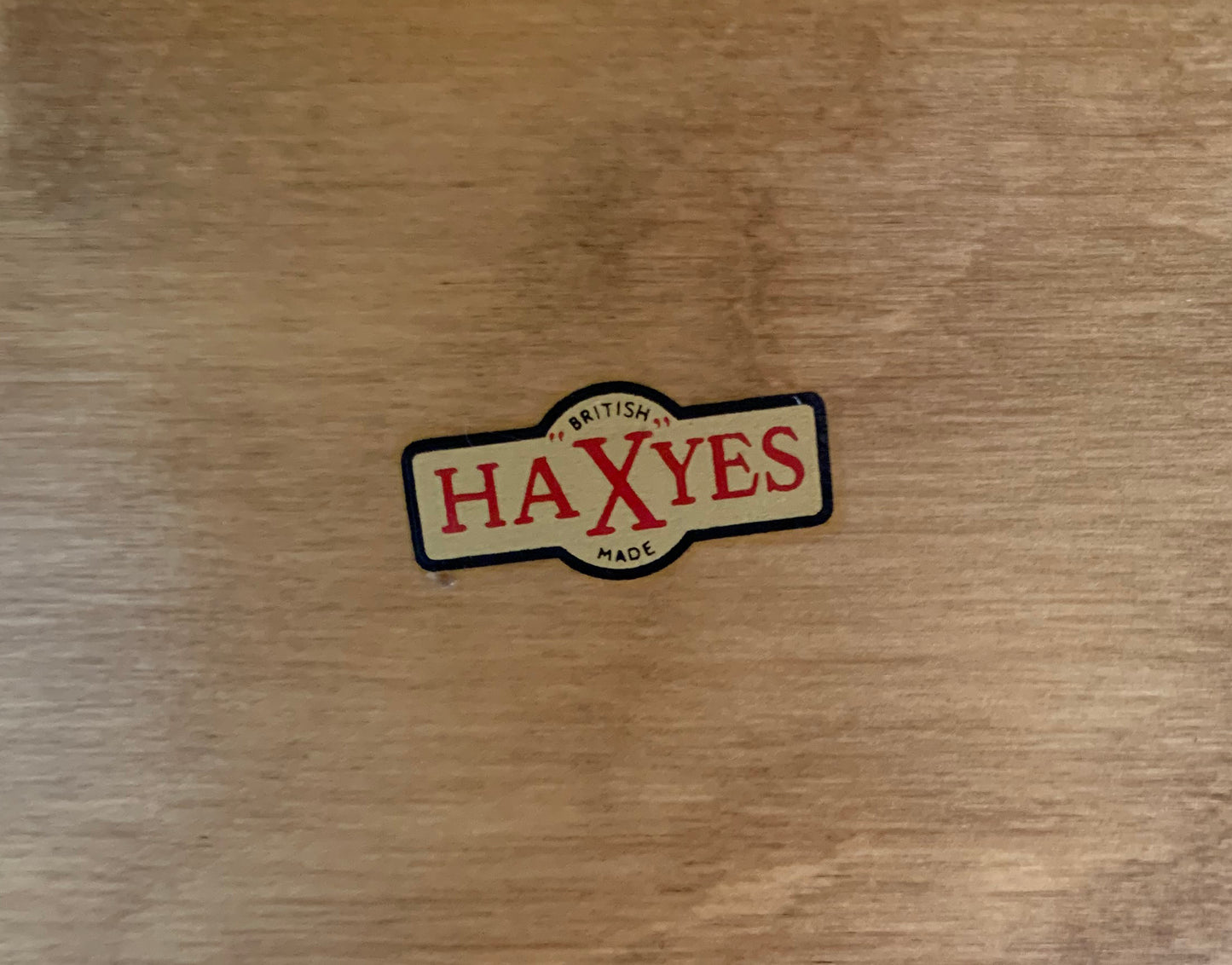 Mid Century Plywood Magazine Rack / Folding Side Table by Haxyes