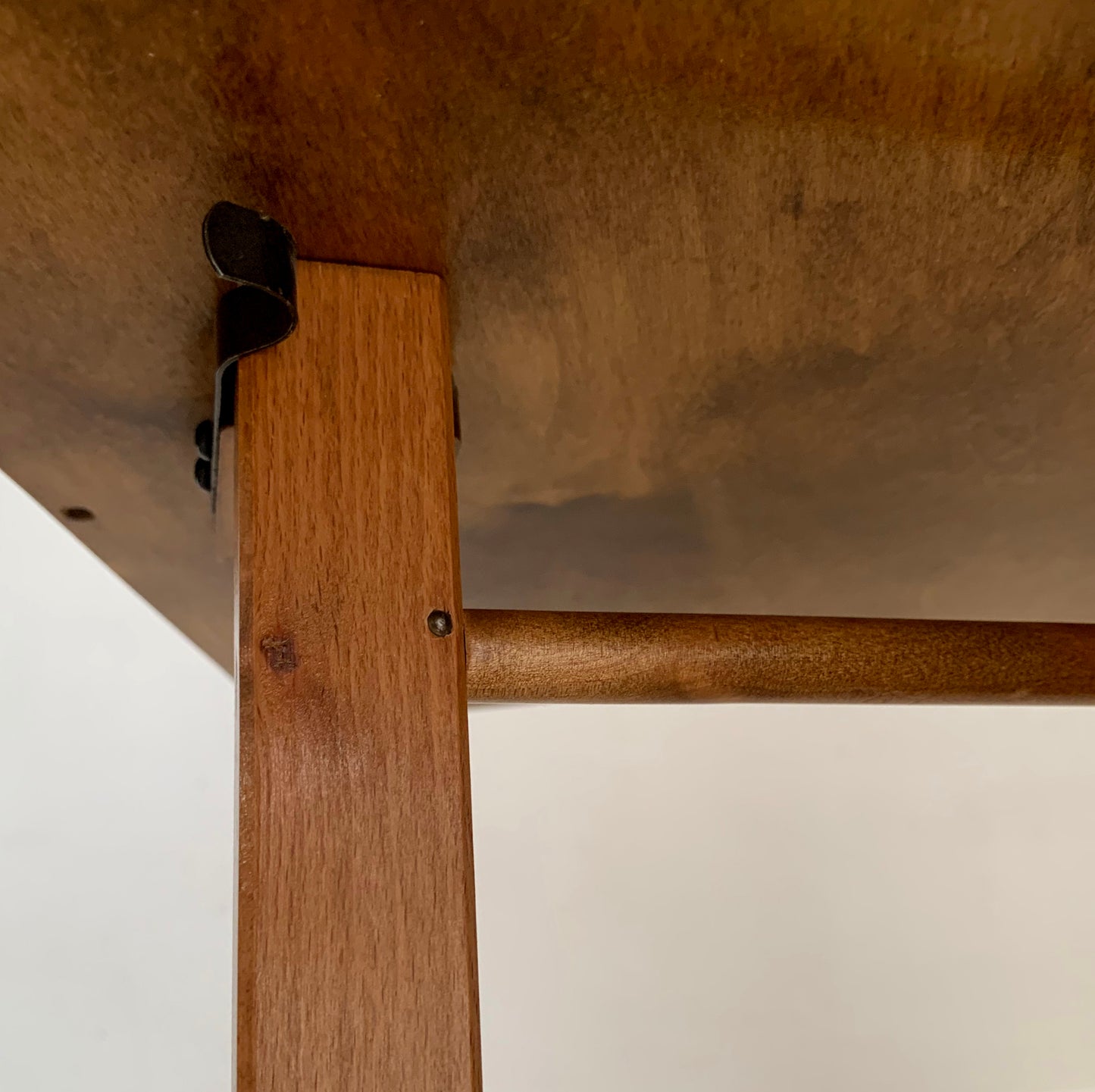 Mid Century Plywood Magazine Rack / Folding Side Table by Haxyes