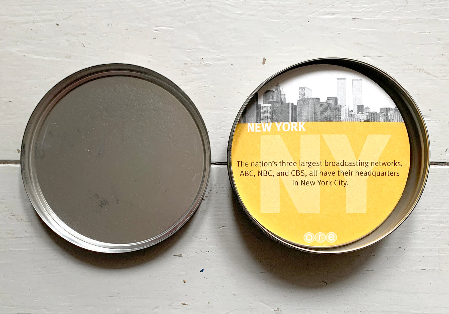 Vintage New York Set of 24 Facts & Trivia Cardboard Coasters