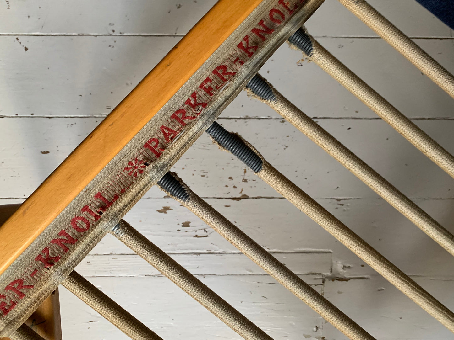 Vintage Parker Knoll Florian PK988/1023 Arm Chair, Midnight Blue Velvet Cushions