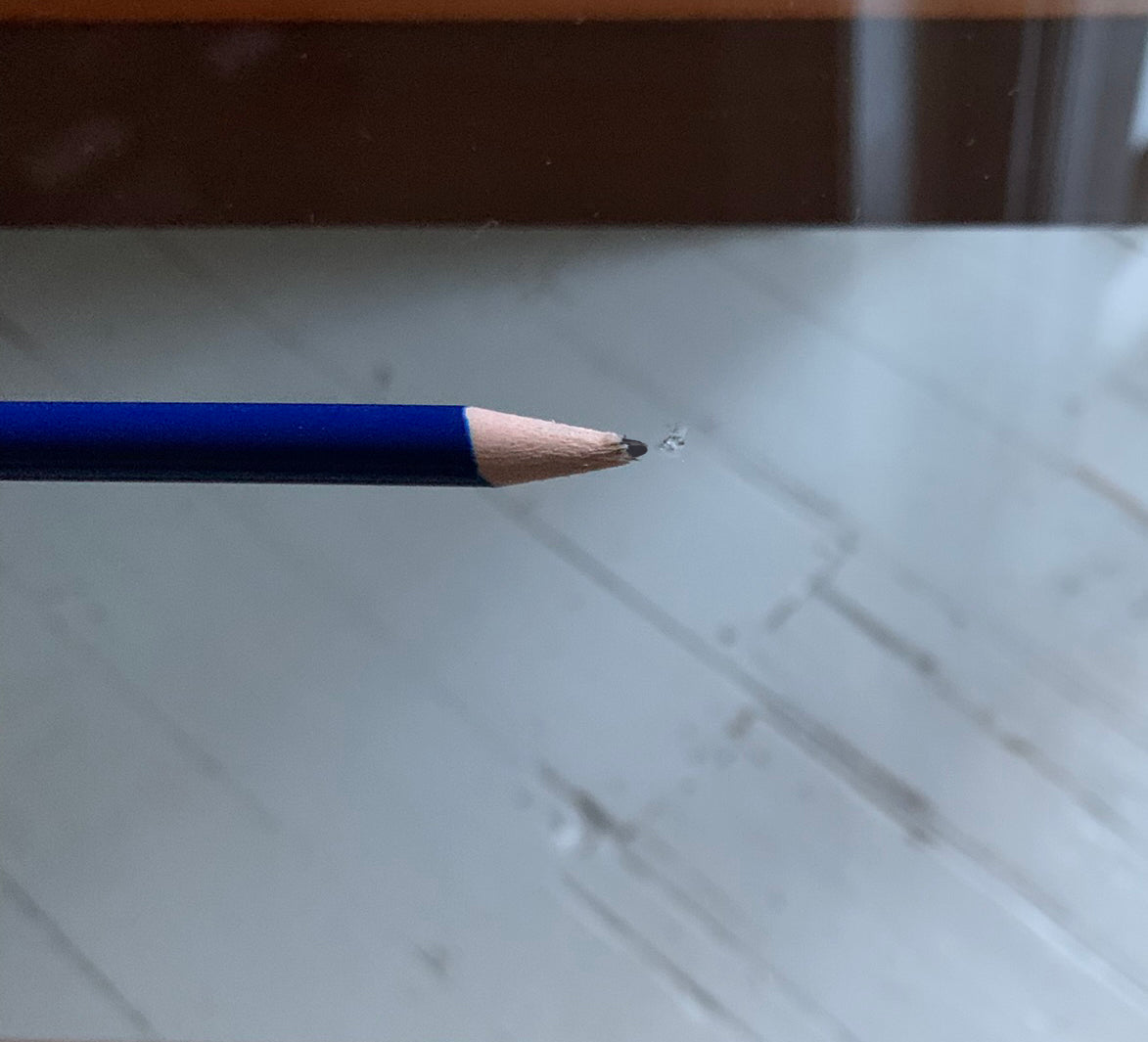 Stunning Vintage Pierre Vandel Paris Glass, Mahogany & Copper Console Hall Table