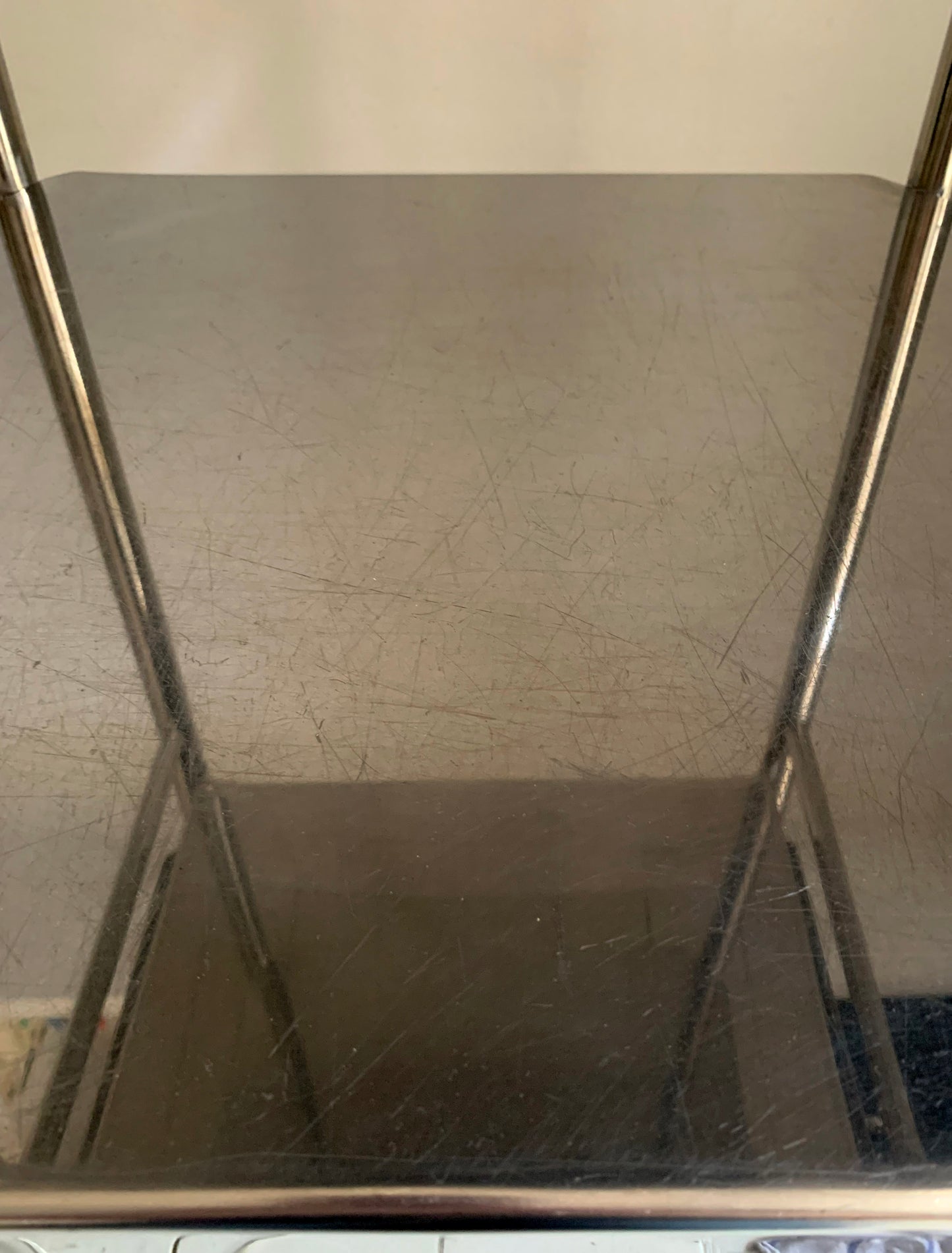 Vintage Stainless Steel / Chrome Medical / Drinks Trolley / Cabinet On Castors