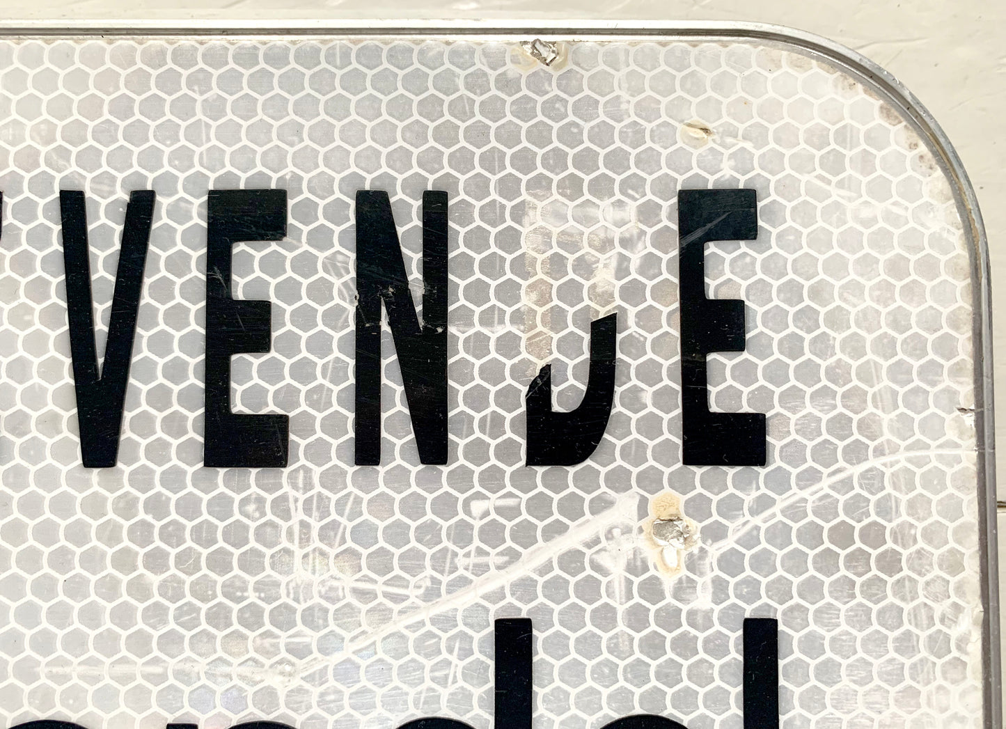 Genuine French Street Sign; St Germain De Tallevede La Fauveliere Rondel