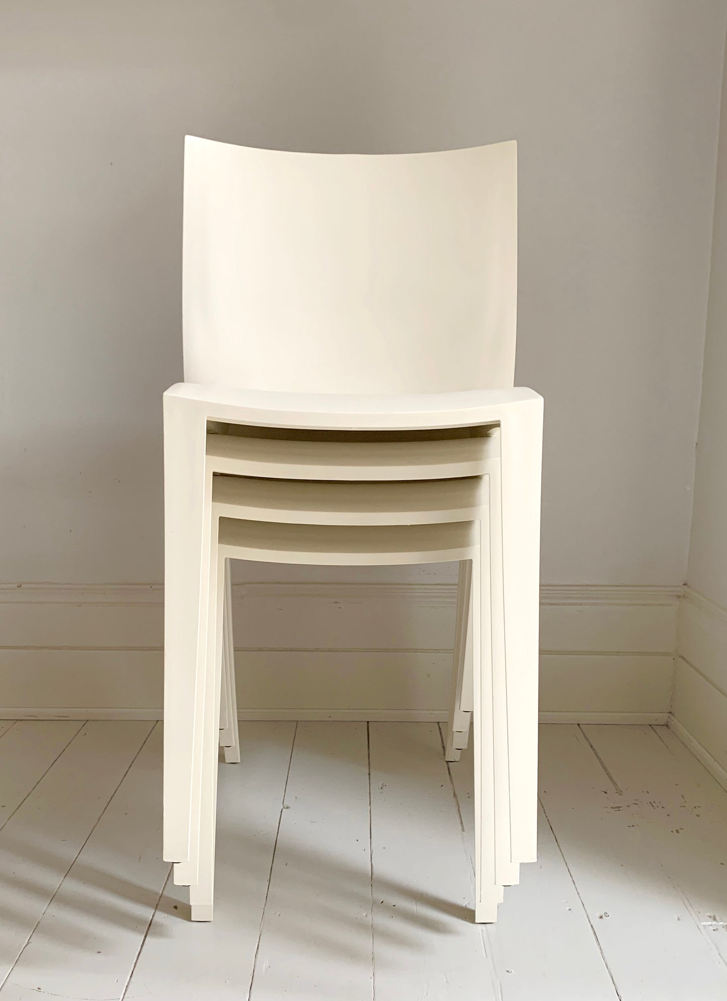 4 x Philippe Starck 'Slick-Slick' Chairs For XO / Stacking Chairs / Excellent Condition / 1990's
