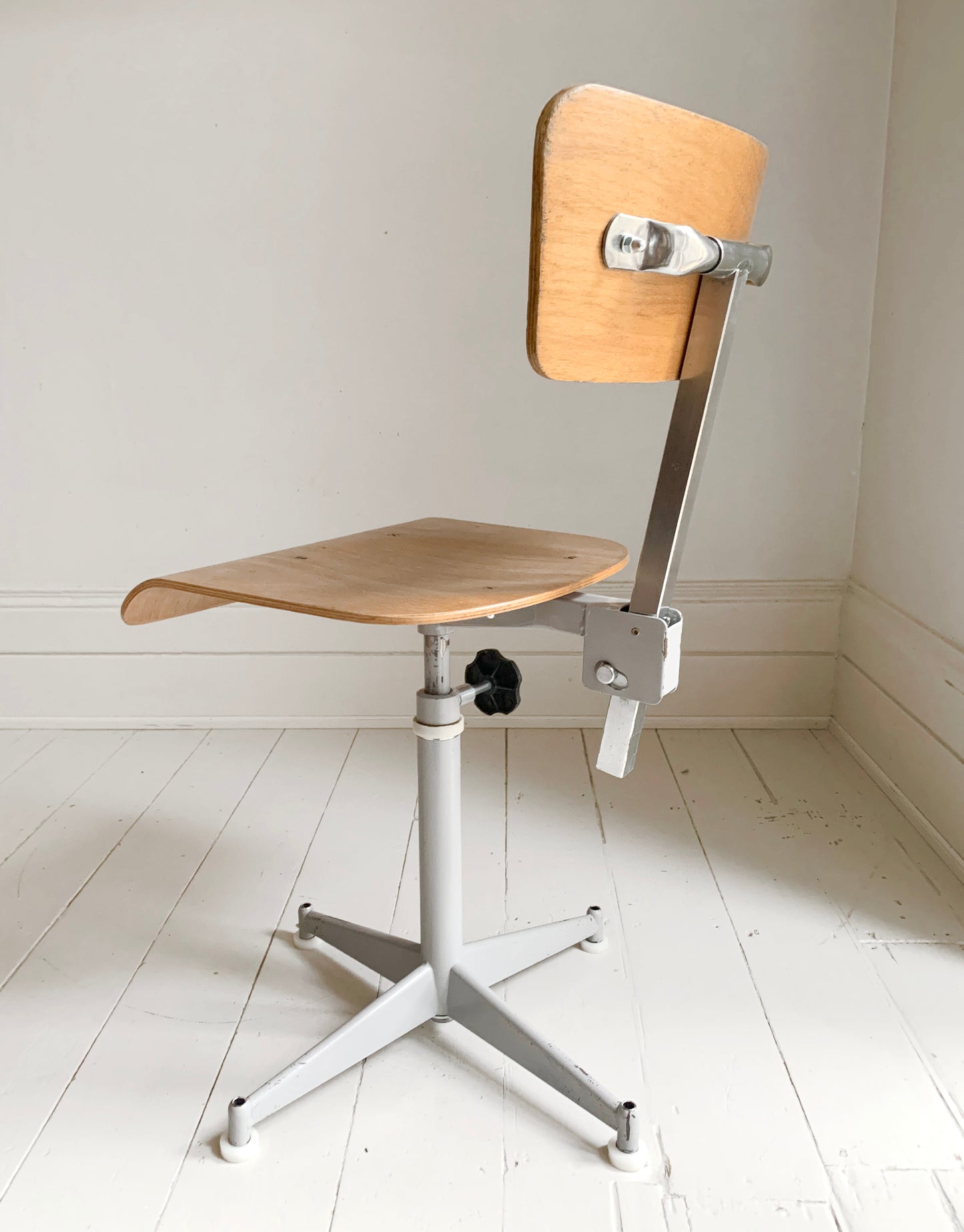Vintage Architect /  drawing office chair with adjustable height, 1980s, VGC #1
