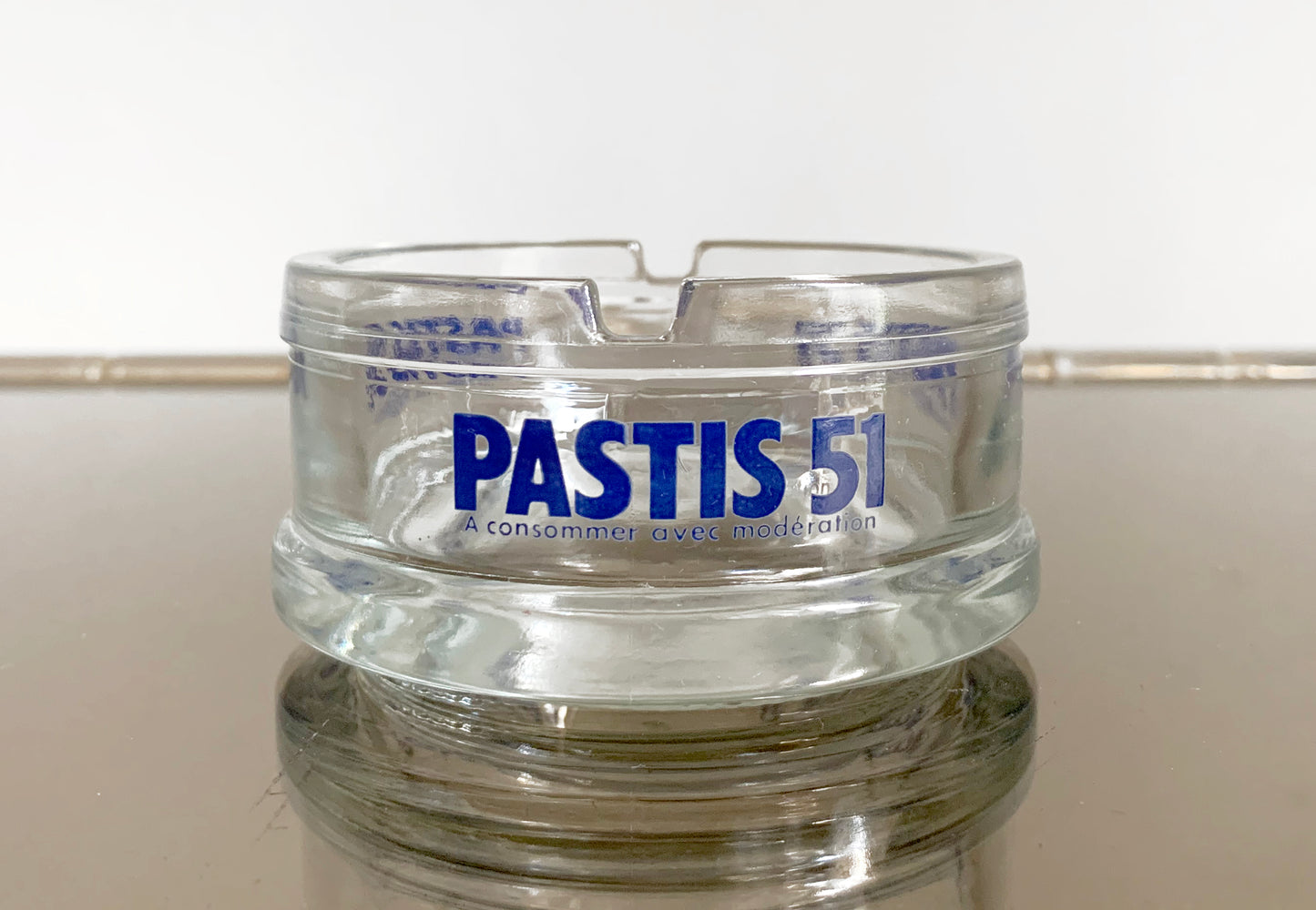 Vintage French Glass Ashtray ' Pastis 51 / Ex' Condition