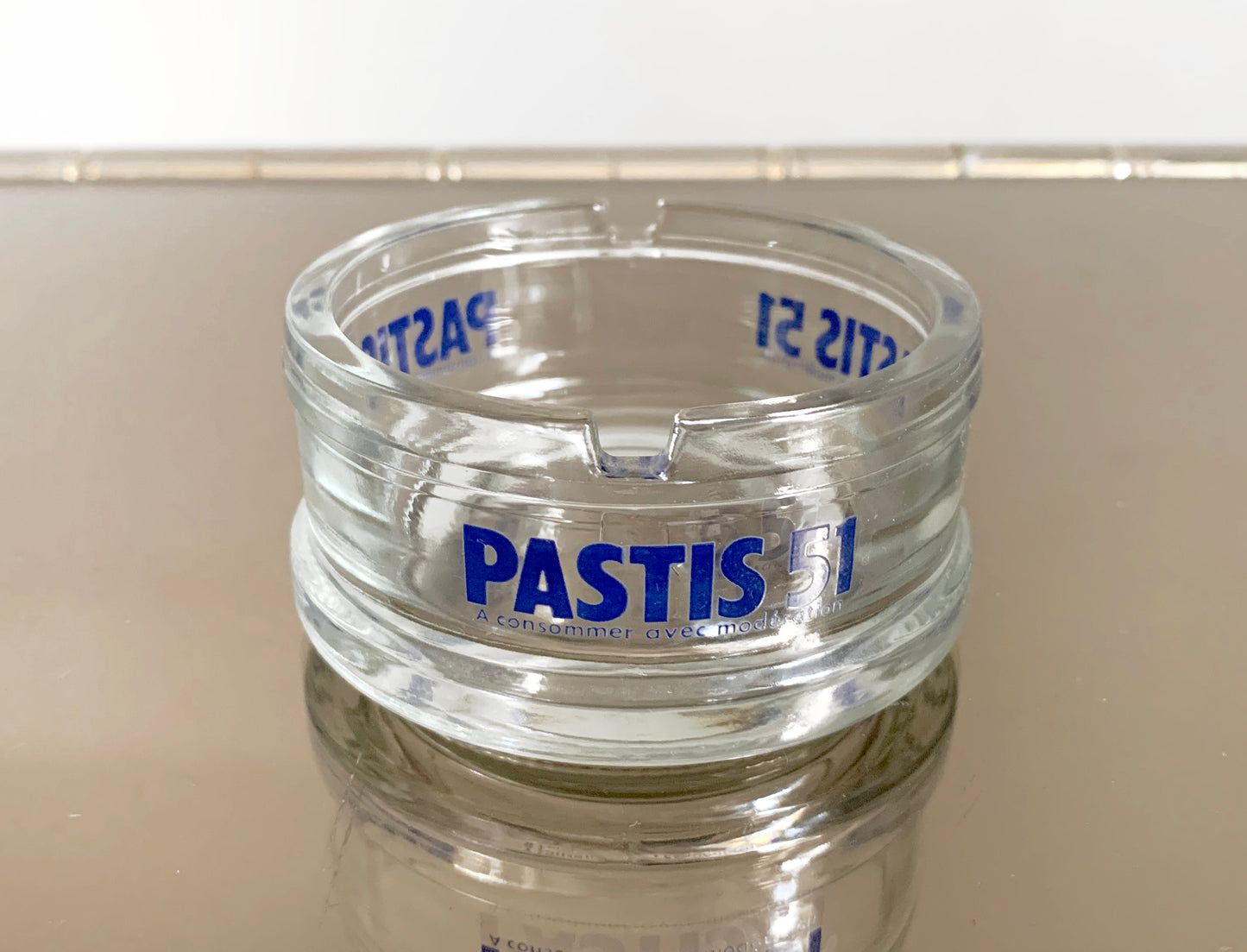 Vintage French Glass Ashtray ' Pastis 51 / Ex' Condition