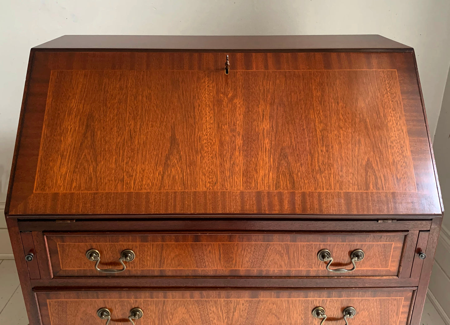 Stunning Georgian Style Fall Front Bureau / Secretaire / Writing Desk