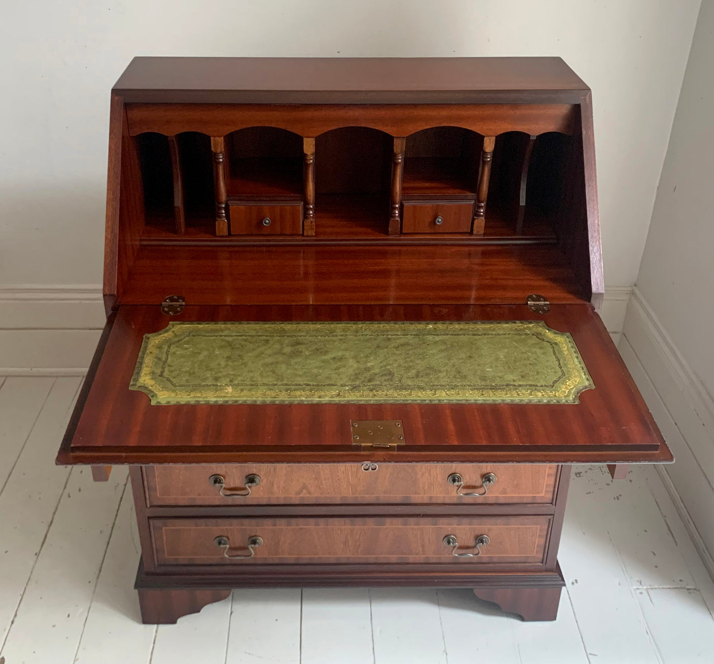 Stunning Georgian Style Fall Front Bureau / Secretaire / Writing Desk