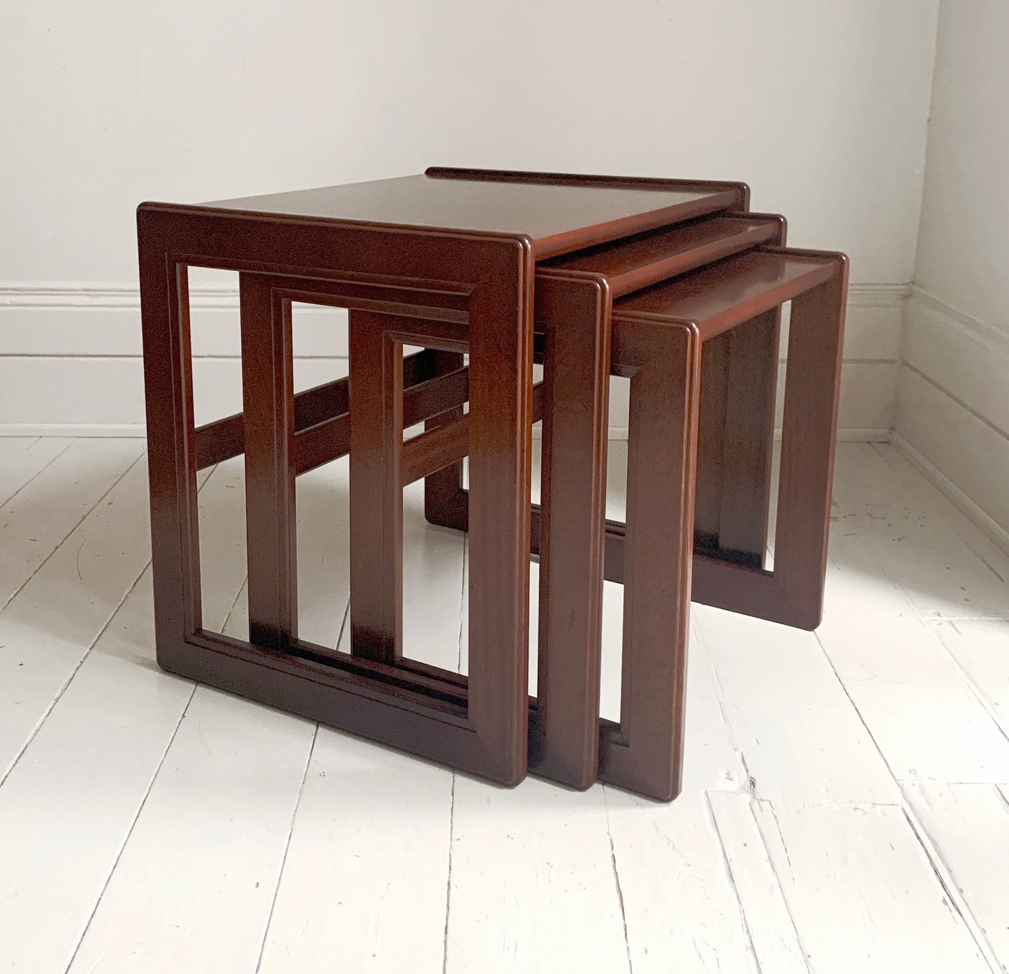 Set of 3 G Plan Teak Nesting Tables, Mid Century Modern, In Excellent Condition
