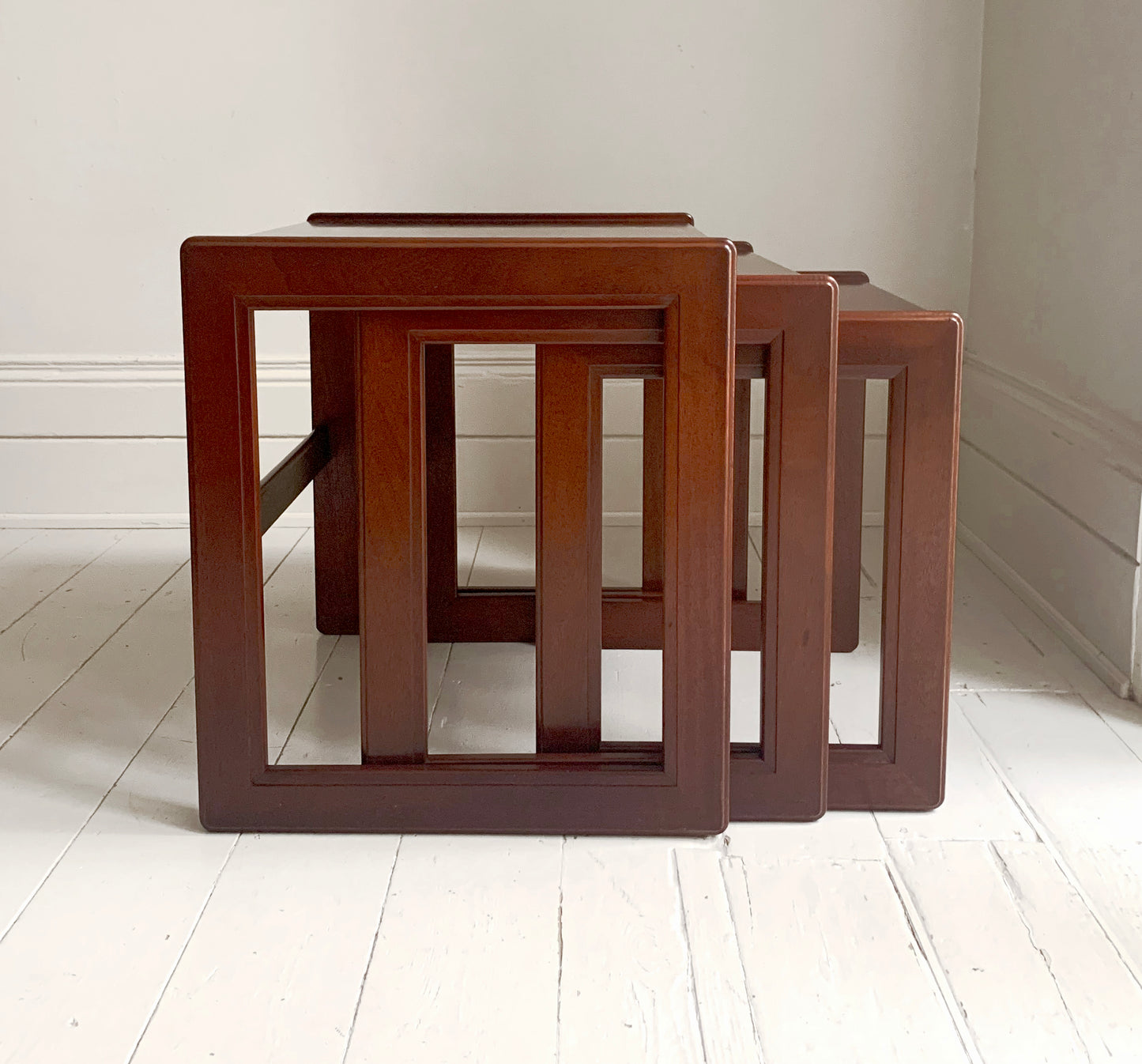Set of 3 G Plan Teak Nesting Tables, Mid Century Modern, In Excellent Condition