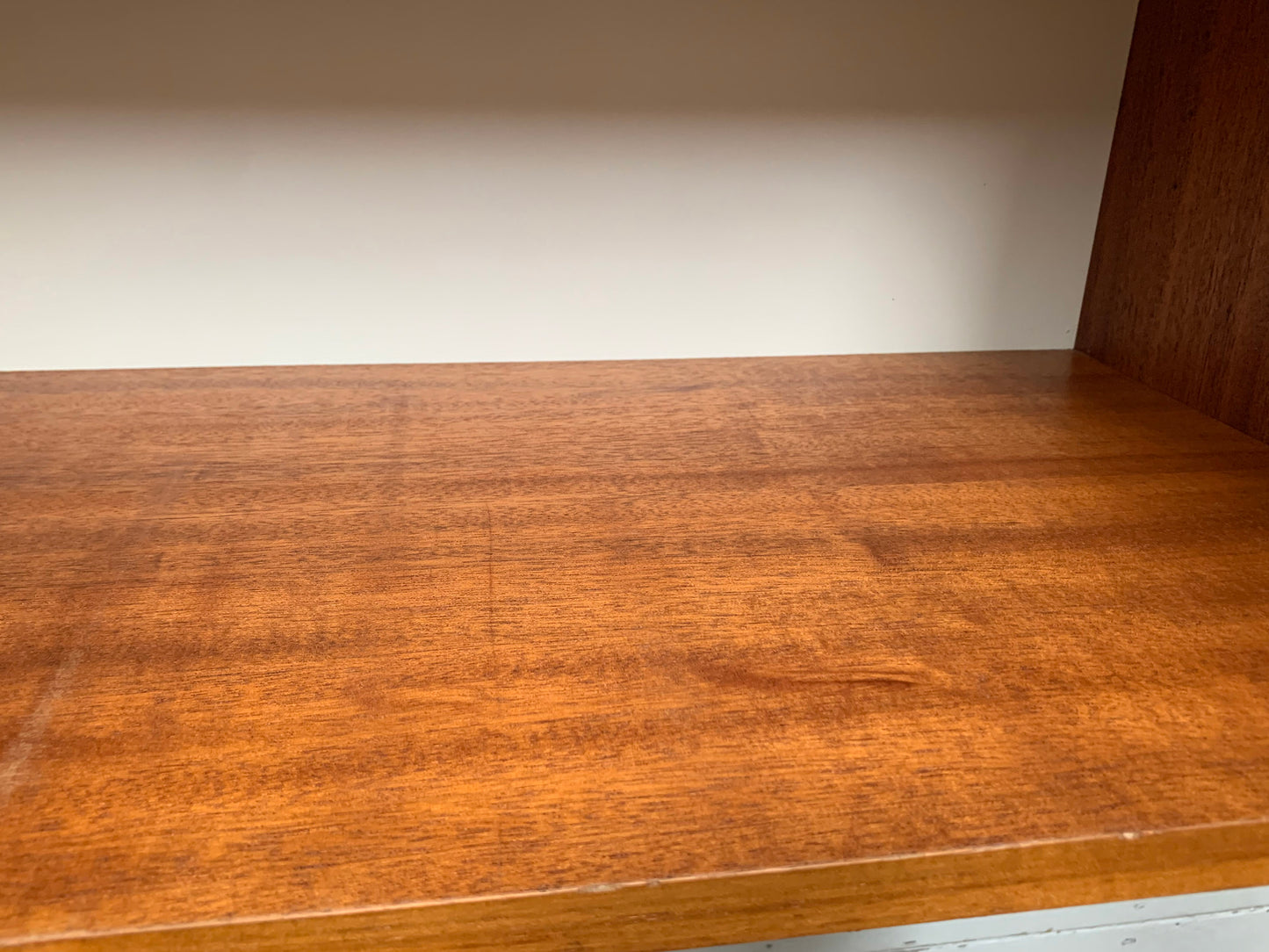 Mid Century Teak Beaver & Tapley 33 Wall Mounted Two-Door Cabinet