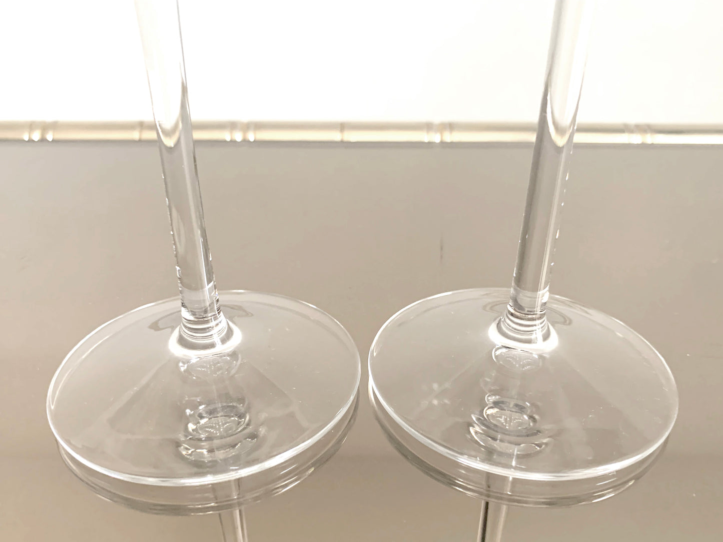 2 x MUMM Napa Champagne Flute Glasses / Excellent Condition / Napa Valley - USA